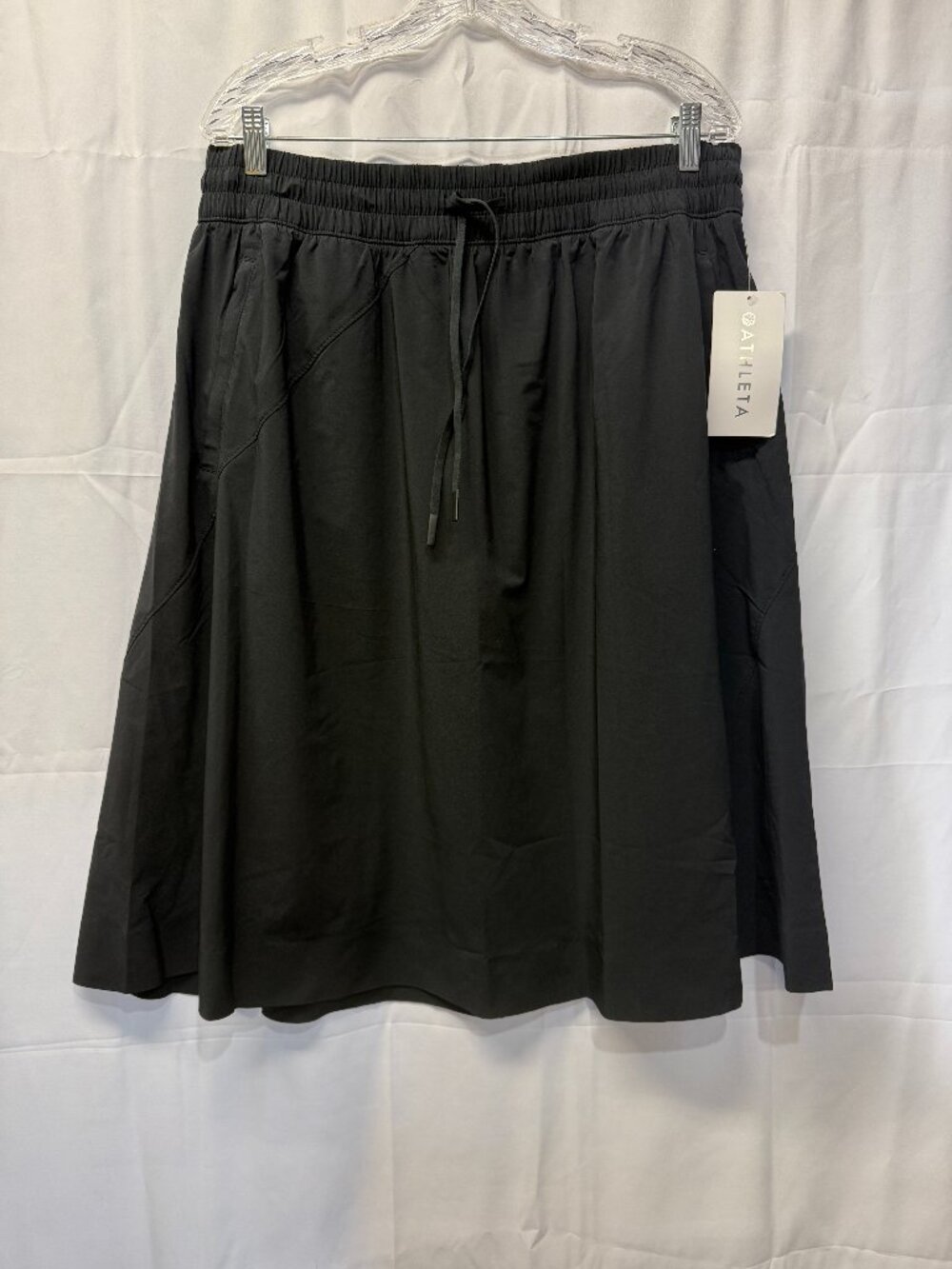 NWT Athleta Black Arrival Midi Skirt 18